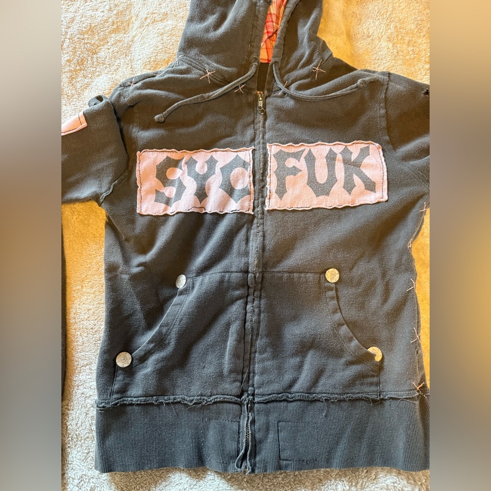 Rare Y2K SYC FUK hoodie